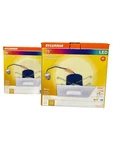 Sylvania 75W Led Square Recessed Dimmable Indoor/outdoor LIGHT-WHITE(2 Pk) Dj. Fixed Price $35.00.