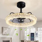 Crossio Ceiling Fan With Lights And Remote, 20'' Modern Flush Mount Led L.... Fixed Price $129.20.