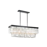 Sea Gull Lighting 3225005-782, Heirloom Bronze Chandelier With White Capiz. Fixed Price $319.99.