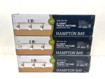 Lot Of Hampton Bay 19 In. 3-LIGHT Brushed Steel Led Track Lighting Kit New. Fixed Price $59.99.