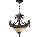Quorum 2230-18-88 Madeleine 18" 2-LIGHT Bowl Pendant Corsican Gold. Fixed Price $424.00.