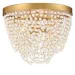 Crystorama Fiona Light Ceiling Mount, Antique Gold/white FIO-A9103-GA-WH. Fixed Price $378.00.