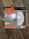 Commercial Electric 6" Led Canless Recessed Light White Deep Baffle Adj Cct. Fixed Price $9.00.