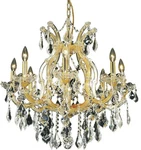 Maria Theresa Gold Crystal Chandelier-elegant 9-LIGHT Fixture. Fixed Price $1375.00.