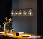 34 In 5 Light Dimmable Black & Gold Kitchen Island Chandelier 173MF6HD23881NF. Fixed Price $145.44.