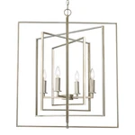 Trans Globe Lighting 10596 Capitan 4 26"W Taper Candle - Silver. Fixed Price $431.30.