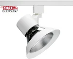 Juno Lighting R532WH Trac-lites Flared Gimbal Line Voltage PAR30 Lamp Holder,. Fixed Price $35.63.