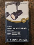 Hampton Bay 813770 Integrated Led Linear Track Lighting Mini Step Head Black. Fixed Price $15.95.