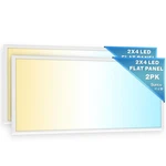 Sunco 2X4 Led Flat 6500 Lumens 30W/40W/50W, 40MABLE (0-10V)DUSTPROOF Etl Pack.. Fixed Price $142.28.