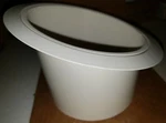 Juno Lighting 614W-WH 6" Inch Standard Slope Downlight White Baffle Trim. Fixed Price $29.85.