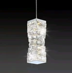 Untrammelife 1-LIGHT Chrome Crystal Pendant Light, Dimmable Modern Chandelier.... Fixed Price $29.52.