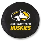 Michigan Tech Tire Cover W/ Huskies Logo. Fixed Price $61.00.