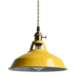 Claxy Modern Pendant Lights Yellow Metal Barn Fixture. Fixed Price $73.99.
