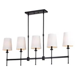 Used Vaxcel H0289 Camden Light Linear CHANDELIER-17.5 Inch Tall 45.6. Fixed Price $297.49.