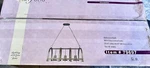 Portfolio Lighting Chandelier 31-1/4 X 15-1/4 Old Bronze Finish 79697. Fixed Price $41.99.