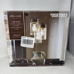 Allen + Roth 3-LIGHT Pendant 0587003 Vallymede Jar Style New. Fixed Price $75.00.