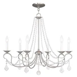Livex Lighting 6516-91 Pennington Brushed Nickel Chandelier. Fixed Price $483.90.