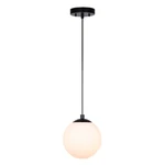 Black Globe Pendant Light Modern Single Kitchen Hanging Ceiling Fixture. Fixed Price $55.99.