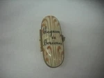 Limoges French Art Pottery Bordeaux Wine Bottle Case Trinket Jewelry Box. Fixed Price $35.00.