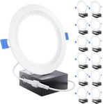 Sunco 12 Pack Led Recessed Light, Inch, 6000K Daylight Deluxe. Fixed Price $104.99.
