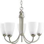 Progress Lighting P4441-09 Gather Chandeliers, Brushed Nickel. Fixed Price $90.51.
