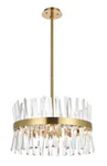 Chandelier Satin Gold Dining Room Foyer Or Kitchen Crystal 10 Light Fixture 20". Fixed Price $840.66.
