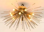 12 Arms Half Sea Urchin Light Fixture Decor Ceiling Flush Mount Chandelier. Fixed Price $192.78.