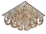 Lite Source EL-50091 Pasquale Flush Mount Lamp With Crystals, Chrome Finish. Fixed Price $79.99.