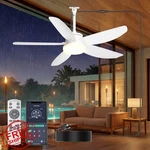 Phylluz 42" Outdoor Ceiling Fan Lights, Plug-in, Remote, Waterproof. Fixed Price $312.99.