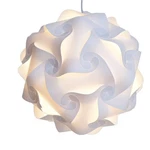 Custom Diy Modern Lamp Shade - Iq Light 30 Piece Puzzle Contemporary White. Fixed Price $7.49.