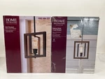 Lot Of 2 Home Decorators Palermo Grove 10IN. 1LIGHT Gilded Iron Mini-pendant New. Fixed Price $59.99.