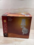 Portfolio Indoor Light Wall Fixture #53378 Beaded Shade With Glass Bobeche. Fixed Price $39.99.