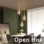 Cenozo RS2037-3Y 3-LIGHTS Modern Crystal Led Pendant Lighting Chandelier. Fixed Price $100.10.