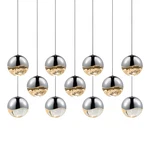 Sonneman 2922-LRG Chrome Grapes 11-LIGHT Led Pendant. Fixed Price $6040.00.