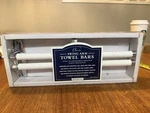 Restoration Hardware Classic Swing Arm Towel Bars. New Box Made Taiwan. Fixed Price $89.99.