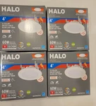 Halo Led Trim 4" White Recessed Lights Pack Of. Fixed Price $54.00.