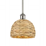 Innovations Lighting 516-1S-9-8 Woven Rattan Pendant Polished. Fixed Price $242.00.