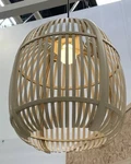 Ikea 15.75" Solvinden Led Pendant Lamp Outdoor Oval Rattan 405.706.92 Nib New. Fixed Price $34.99.