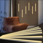Hamrvl Led Recessed Lighting For Wood Slat Wall Panels - DC12V 6PCS 16IN Self.... Fixed Price $54.78.