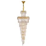 Spiral Staircase Crystal Light Chandelier European Villa Hotel Room Ceiling Lamp. Fixed Price $359.91.