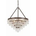 Crystorama Lighting Group 136 Calypso 20"W Chandelier - Bronze. Fixed Price $798.40.