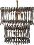 Exclusive Vintage Silver Plate Chandelier Custom Handmade Elegance. Fixed Price $2155.00.