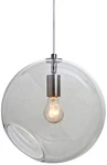 Besa Maestro 12 11 3/4"W Nickel And Clear Glass Mini Pendant Made To Order. Fixed Price $409.50.