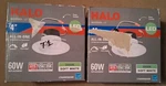 2 Halo 4" All-in-one White Led Recessed Dimmable Light-# LT460WH6930R Nos. Fixed Price $18.00.