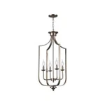 Bel Air Lighting Hillcrest 16 In. 4-LIGHT Brushed Nickel Pendant Fixture. Fixed Price $54.99.