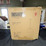 Capital Pendant Fixture Indoor Model 342711AD By Lighting Company. Fixed Price $119.50.