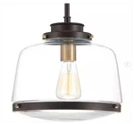 Progress Lighting Judson Collection 1-LIGHT Antique Bronze Pendant. Fixed Price $49.16.