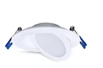 Leviton Adjustable 5 Cct Color Selectable Slim Downlight, In. Round DAR40-S1W. Fixed Price $15.99.