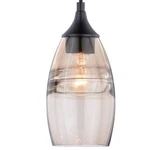 Vaxcel Milano Mini Pendant Light Amber Fog Glass Oil Rubbed Bronze P0277. Fixed Price $26.59.