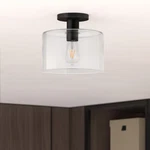 Hailey Home Henri 1-LIGHT 10-IN Brushed Black Led Semi Flush Mount. Fixed Price $44.78.
